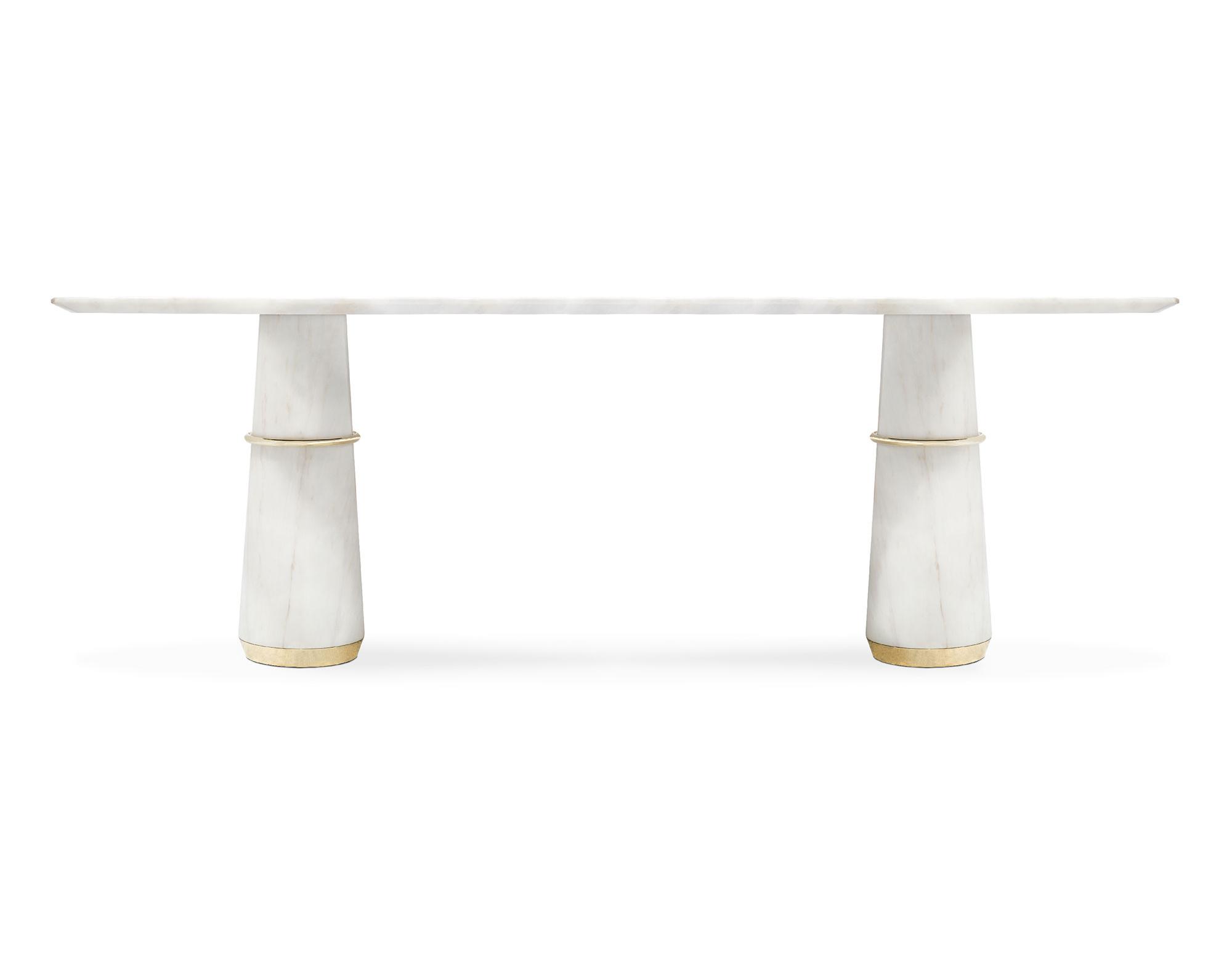 Marmeren eettafel