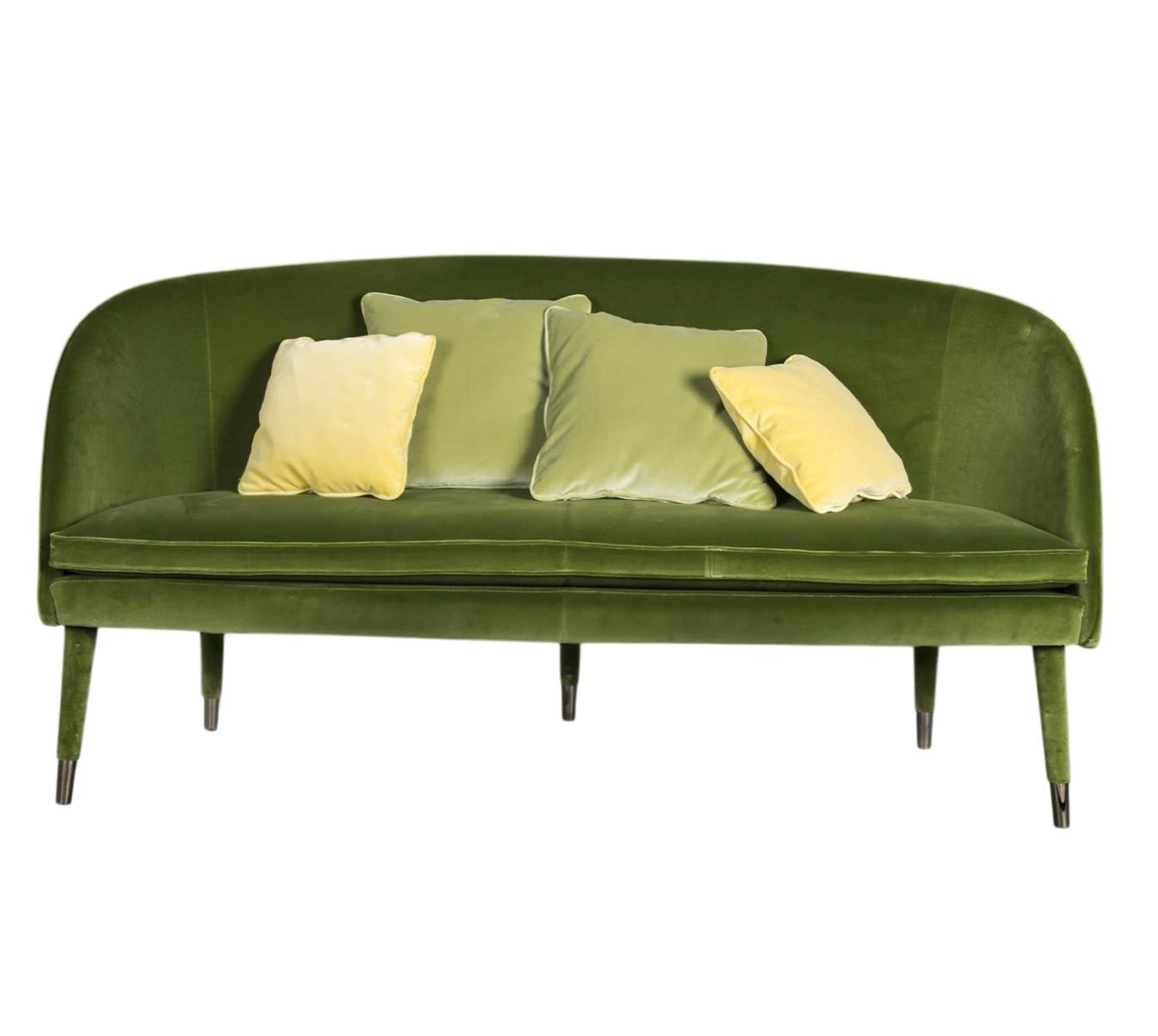 Canapé vert olive Vivien
