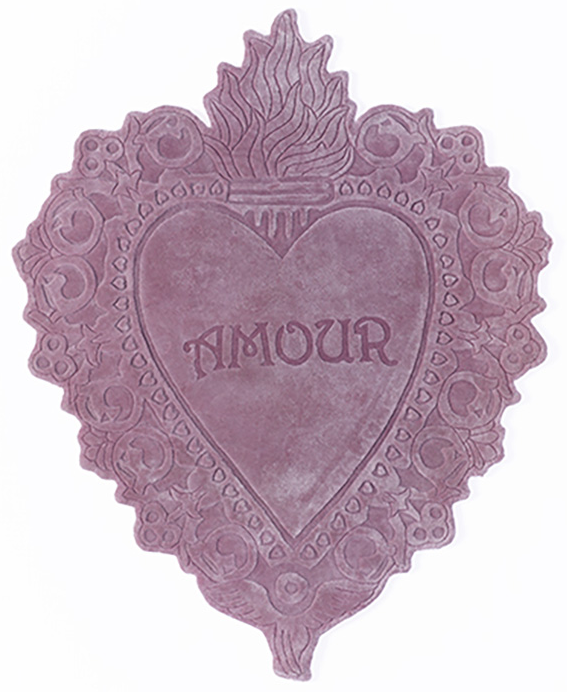 Devotion violet vloerkleed