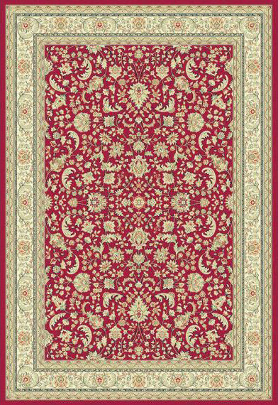 Oosters Border rood tapijt | Maat: 200 × 290 cm