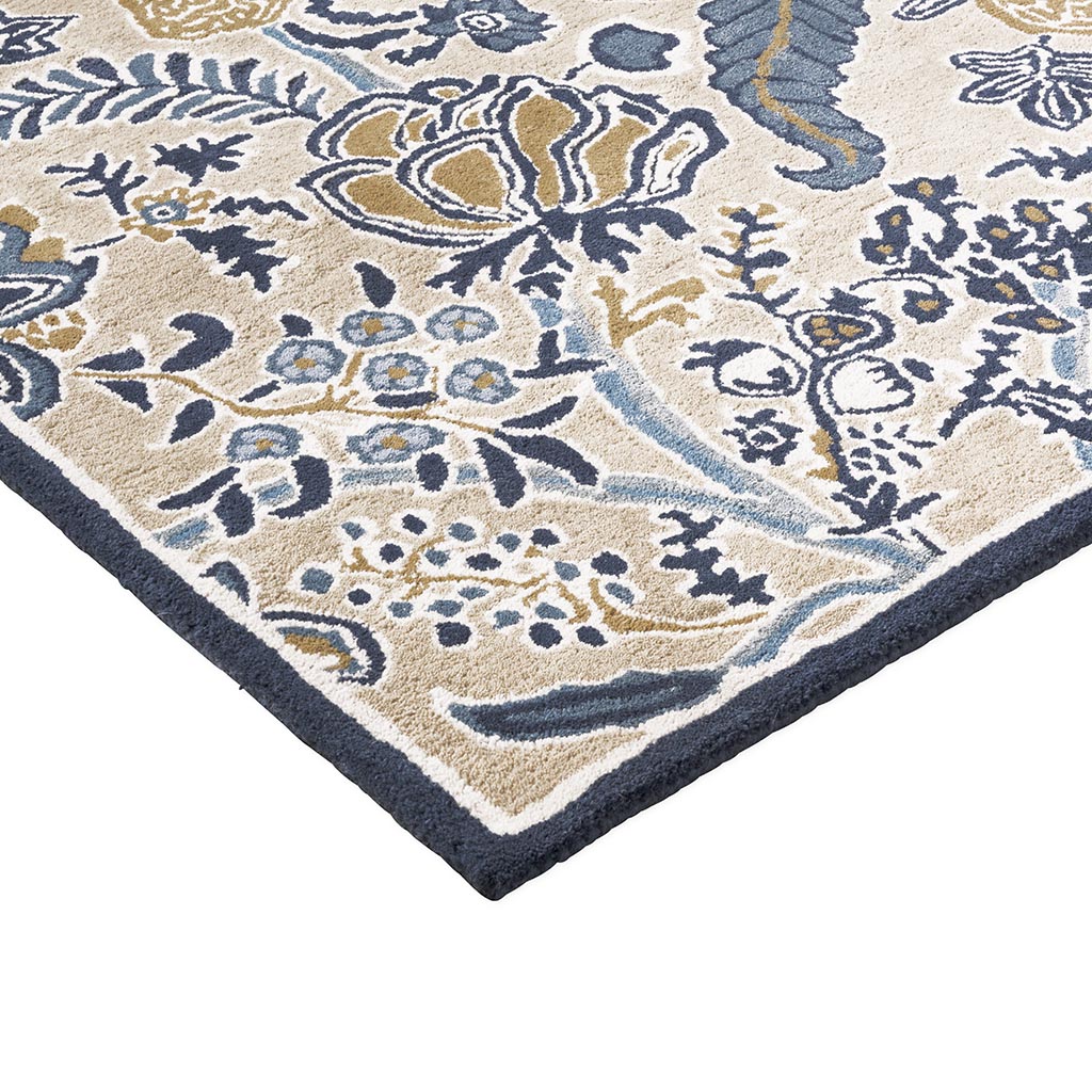 Tapis Shalimar China bleu premium