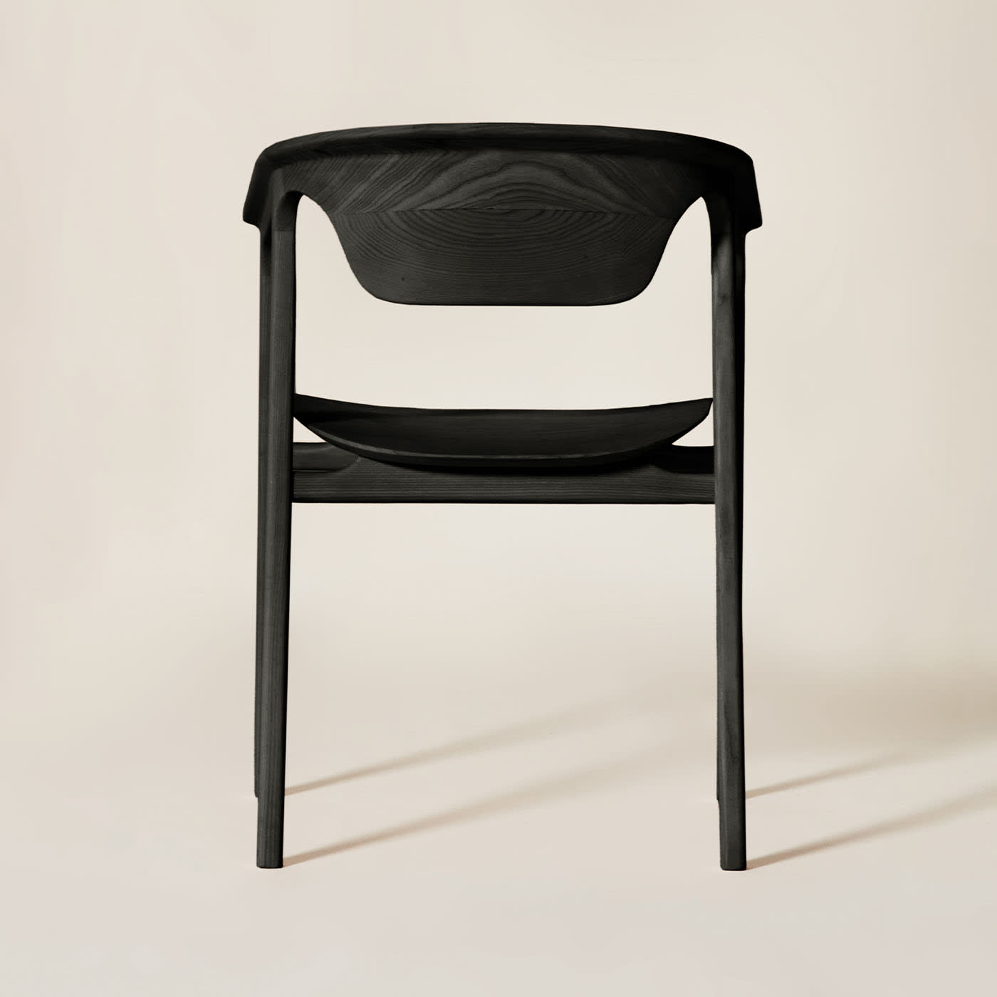 Chaise Duna en frêne noir