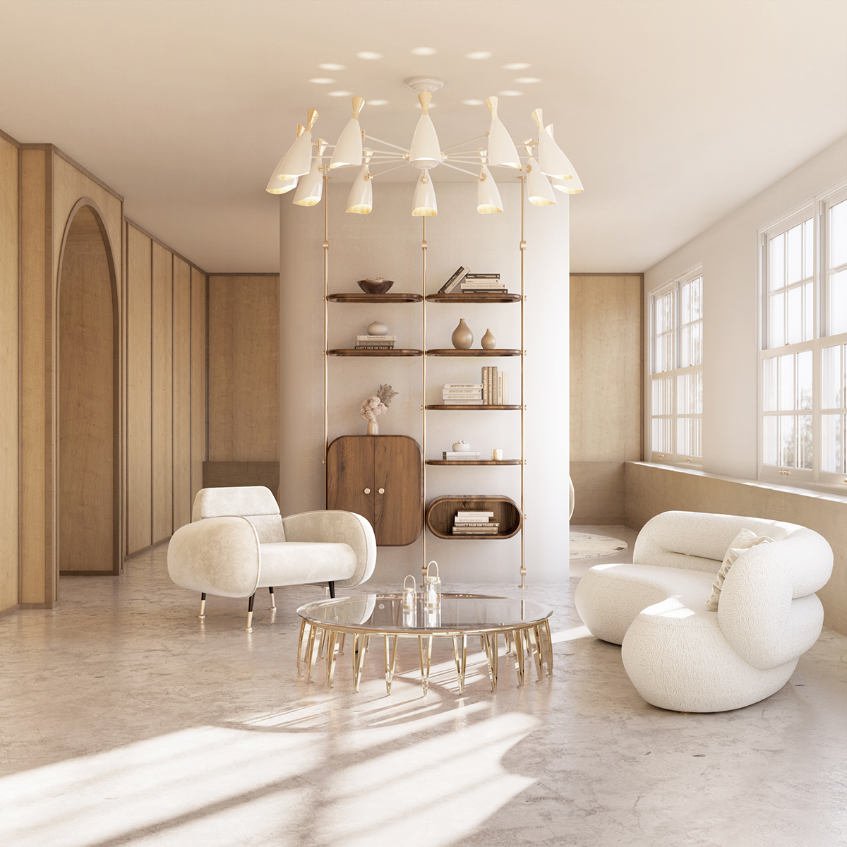 Suspension Noble ronde