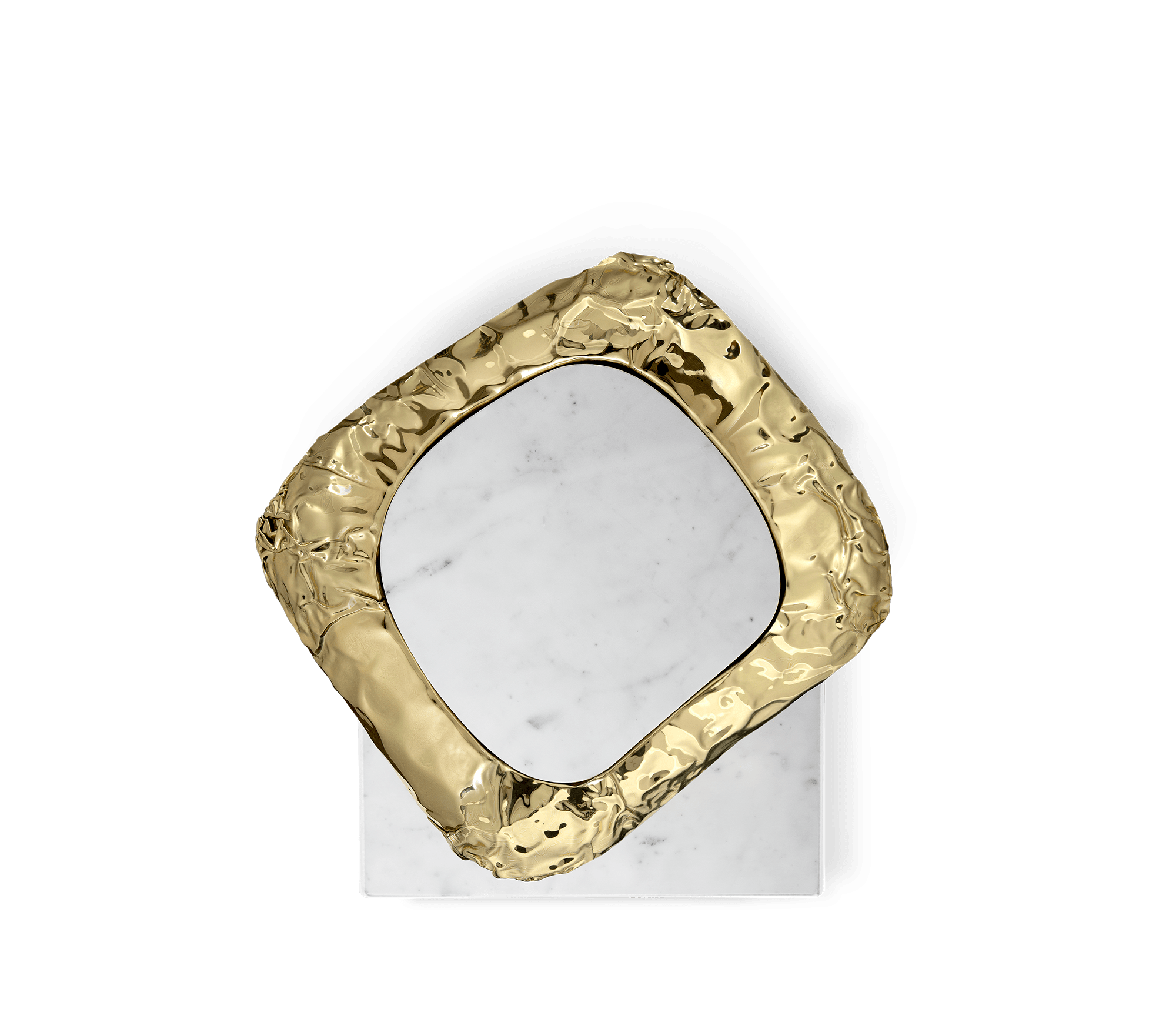 Table d’appoint Megalith Carrara