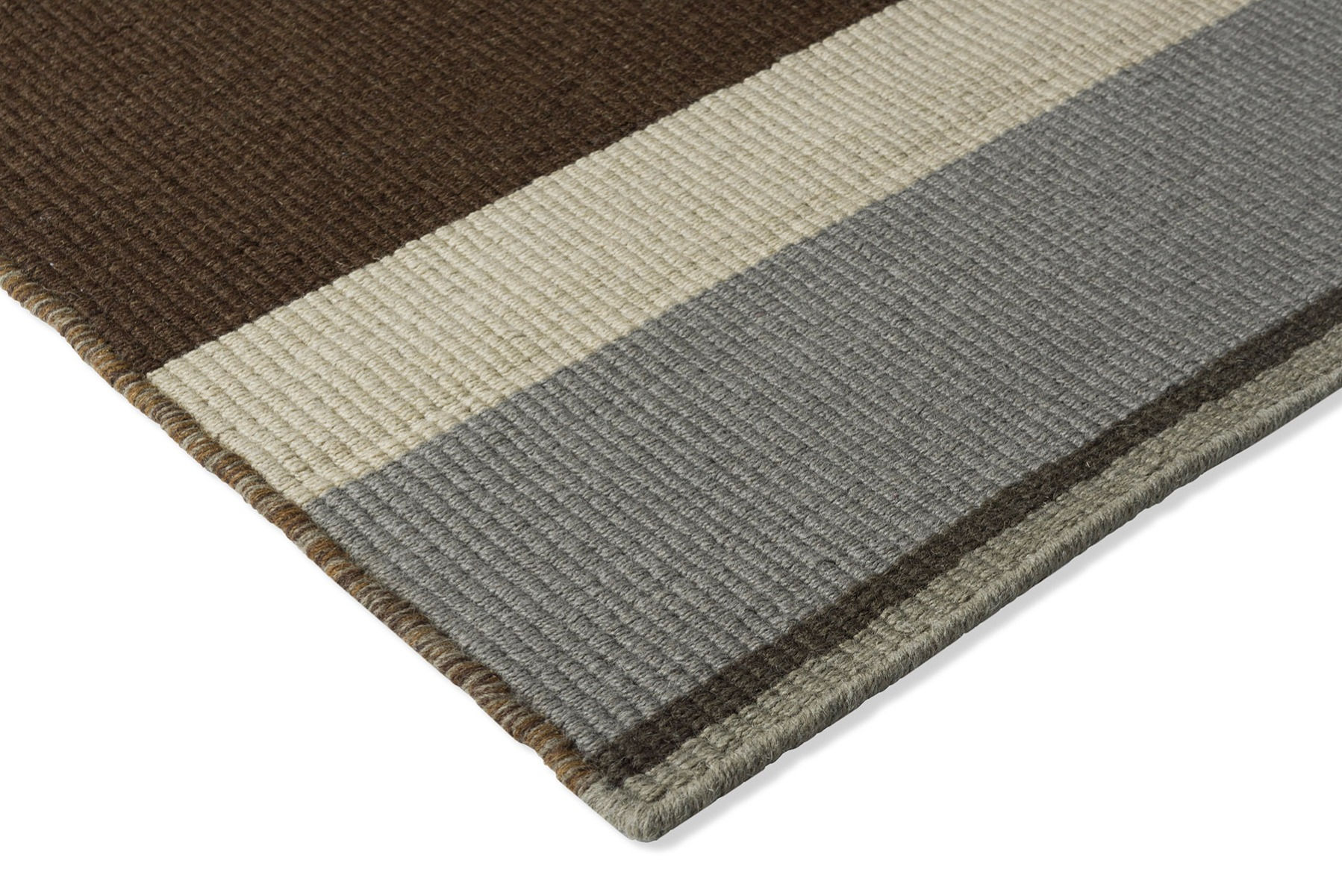 Artisan Stack oker vlakgeweven tapijt | Maat: 250 × 350 cm