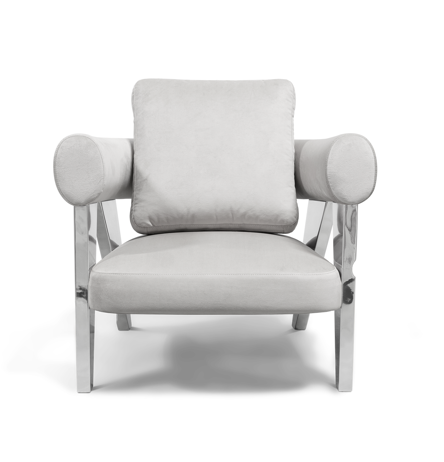 Fauteuil argenté Enigma