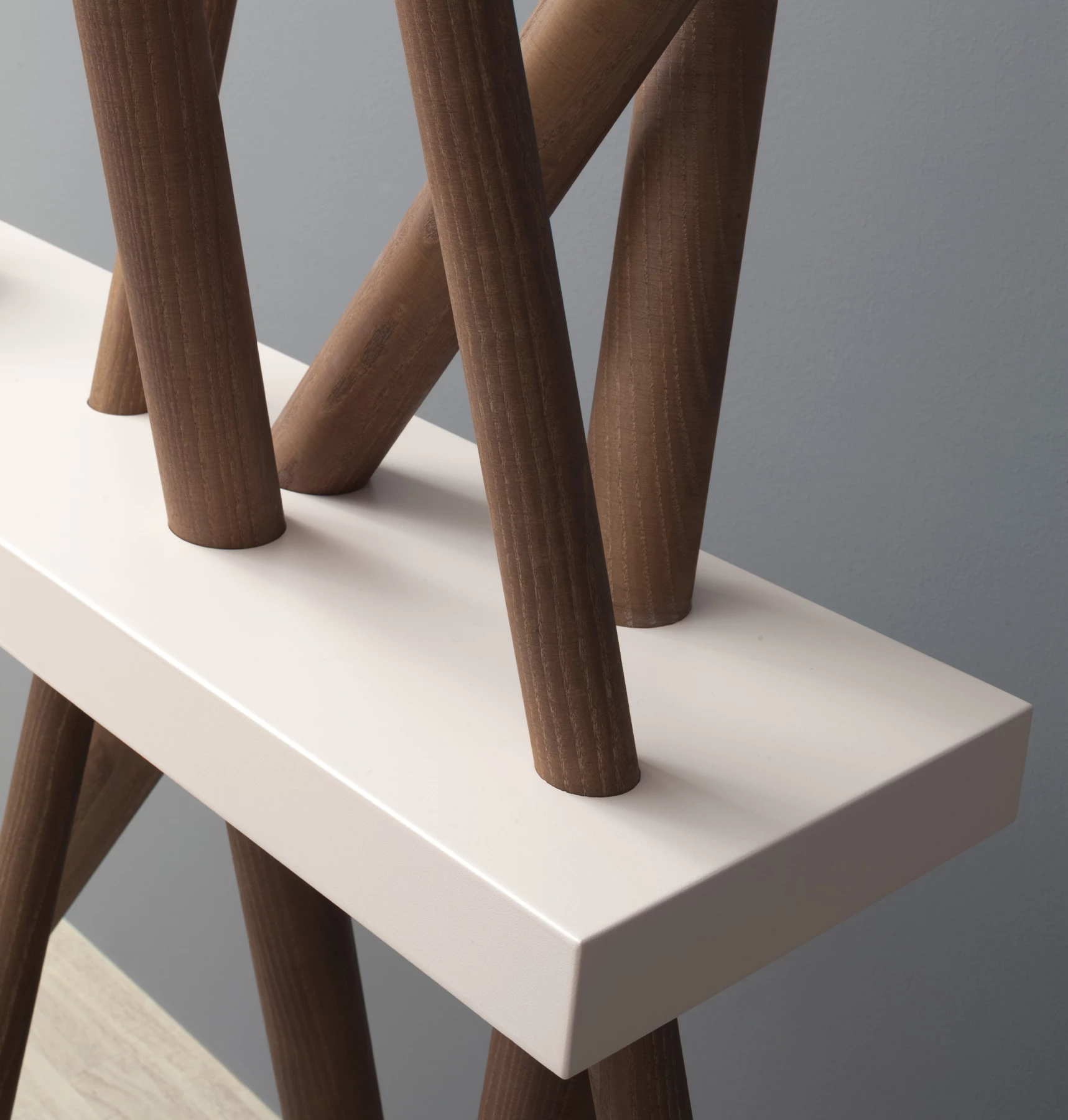 Portant à vêtements en bois