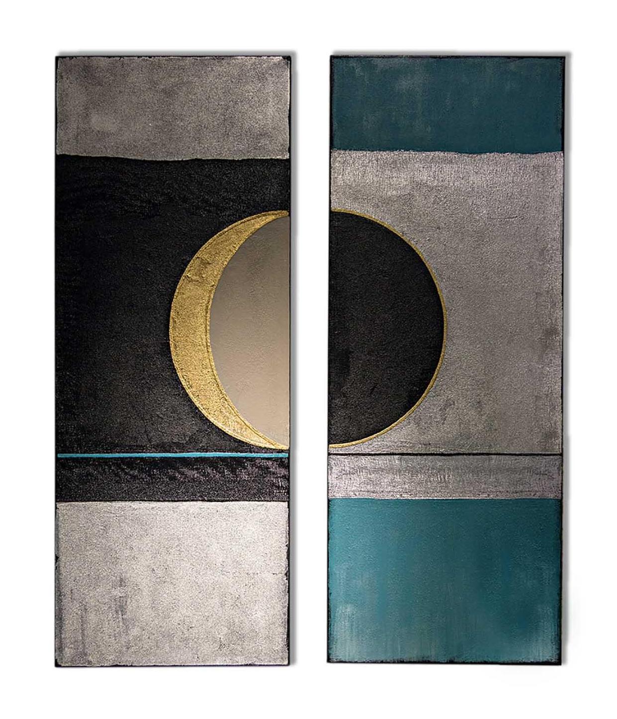 Ensemble de deux panneaux muraux décoratifs