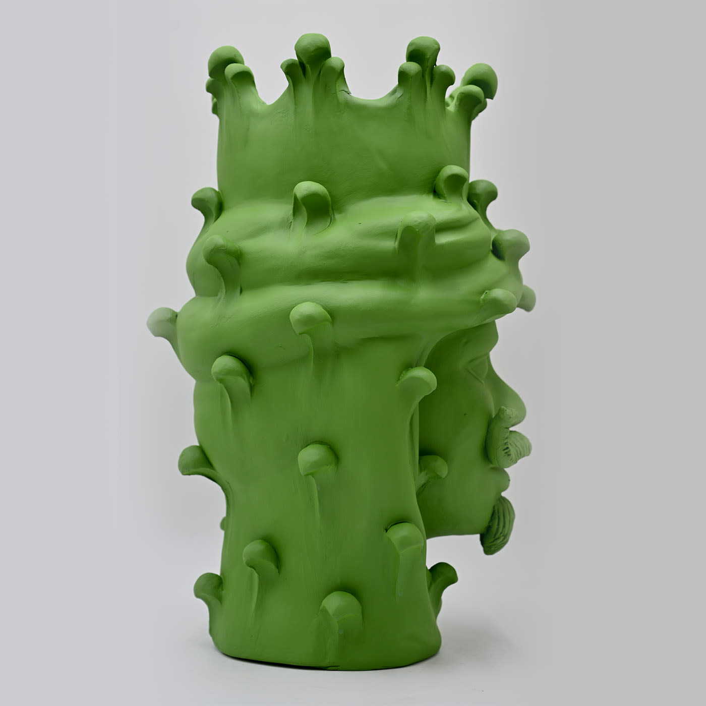 Sculpture mate verte Moorkop