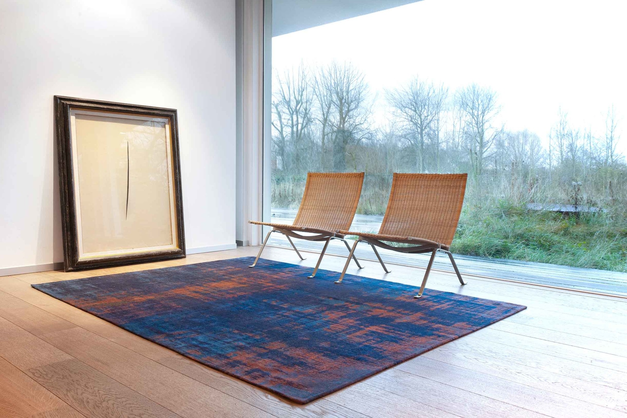 Vintage Style grijs ebbenhout tapijt | Maat: 80 × 150 cm