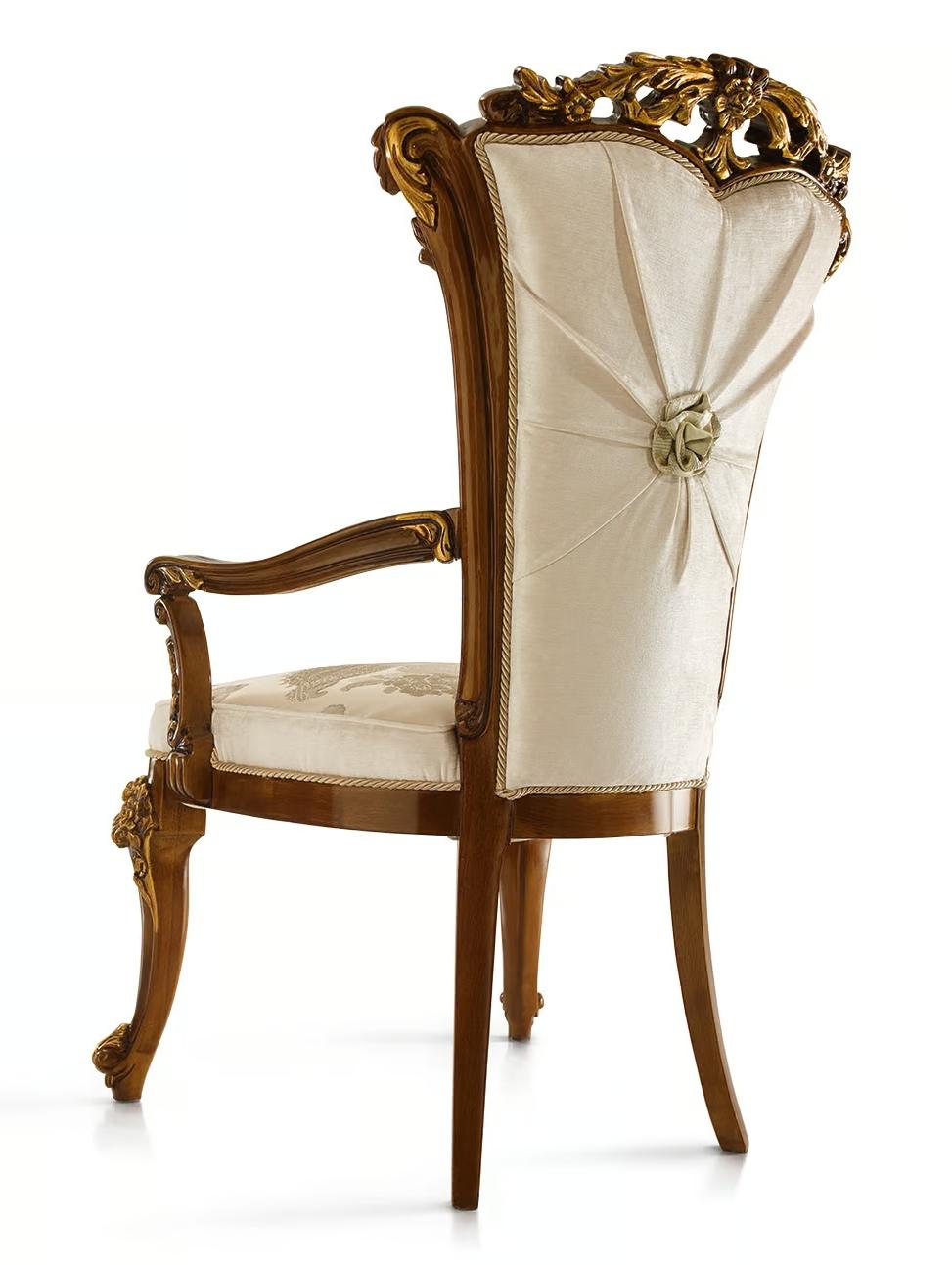 Chaise italienne premium Dolcevita avec accoudoirs
