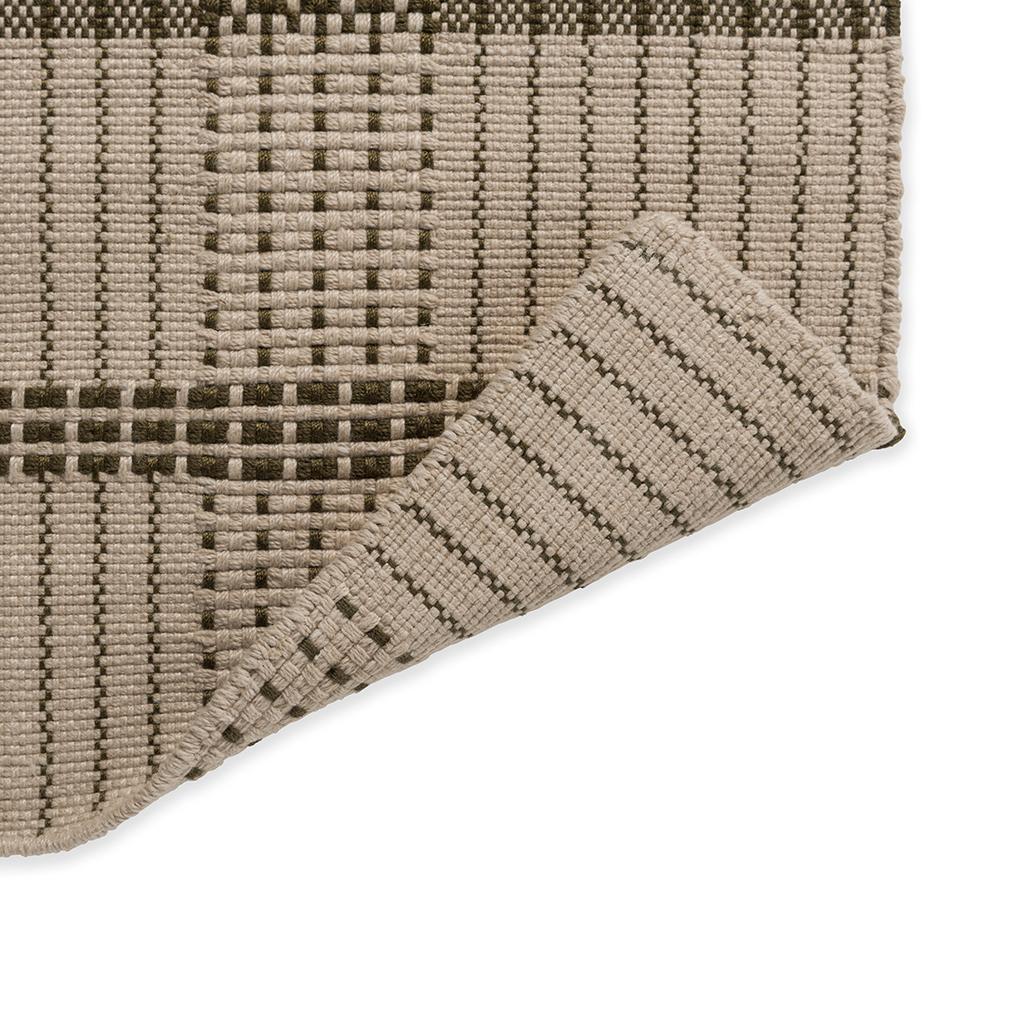 Tapis d’extérieur Zona olive motif point | Taille: 140 × 200 cm