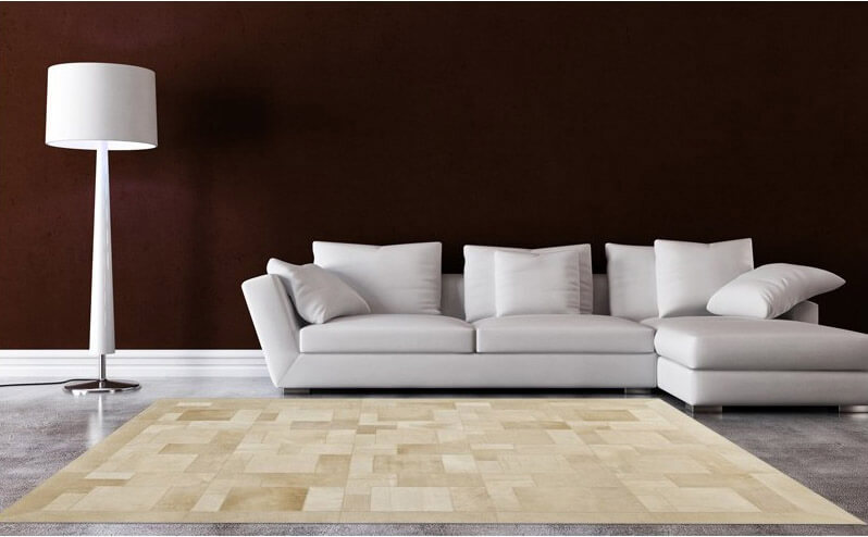 Puzzle koeienhuid tapijt | Maat: 180 × 220 cm