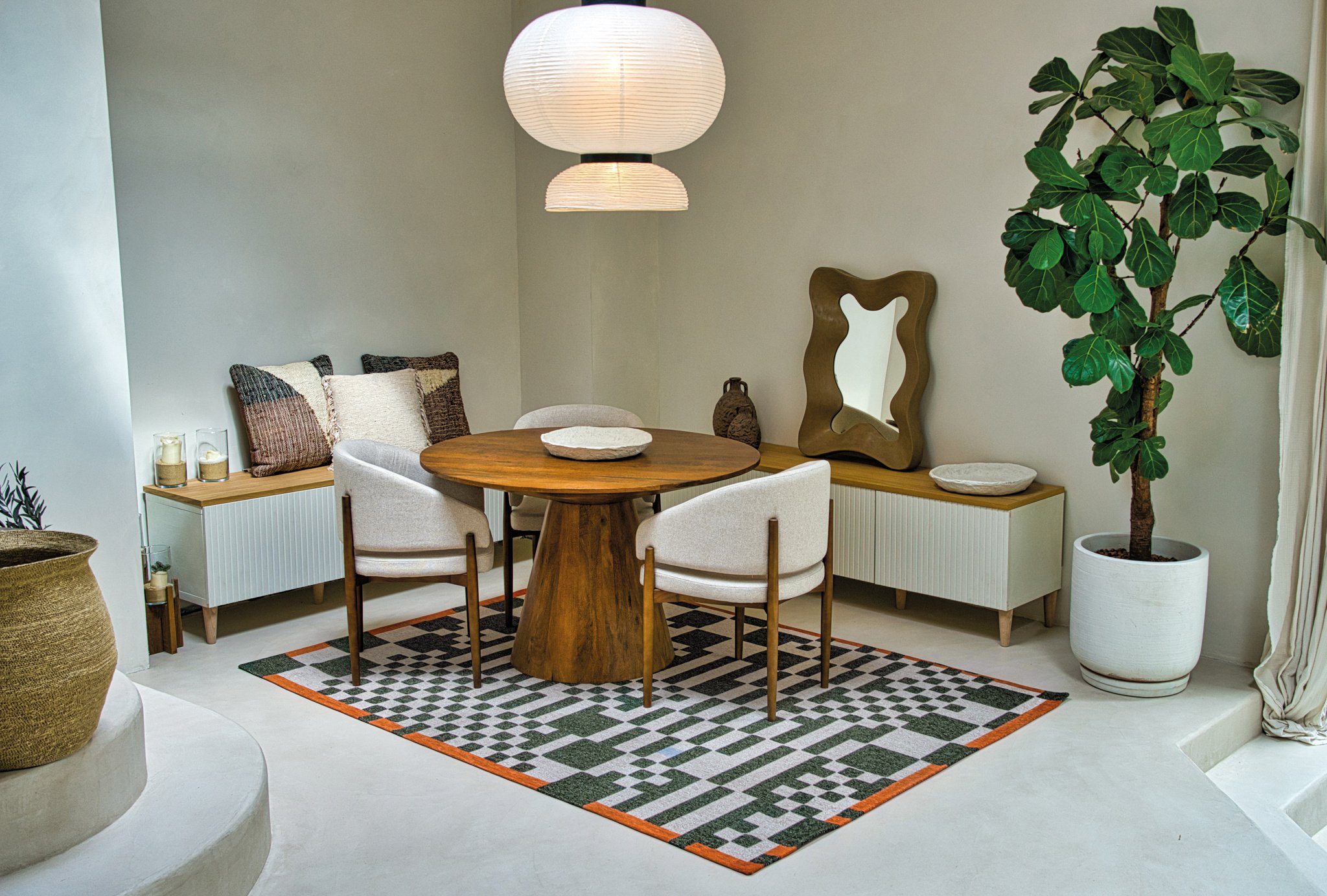 Tapis Dolomiti Blu Rosa | Taille: 170 × 240 cm