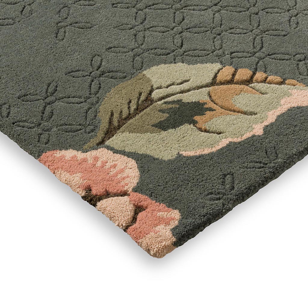 Aylworth Trail varengroen tapijt | Maat: 140 × 200 cm