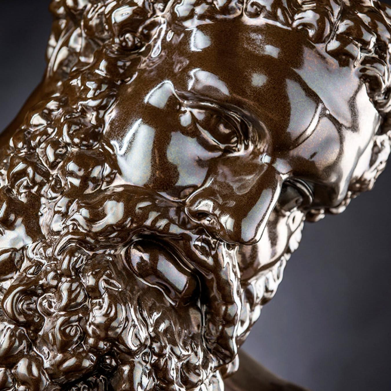 Hercules keramisch bustbeeld