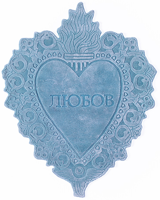 Tapis Devotion bleu ciel