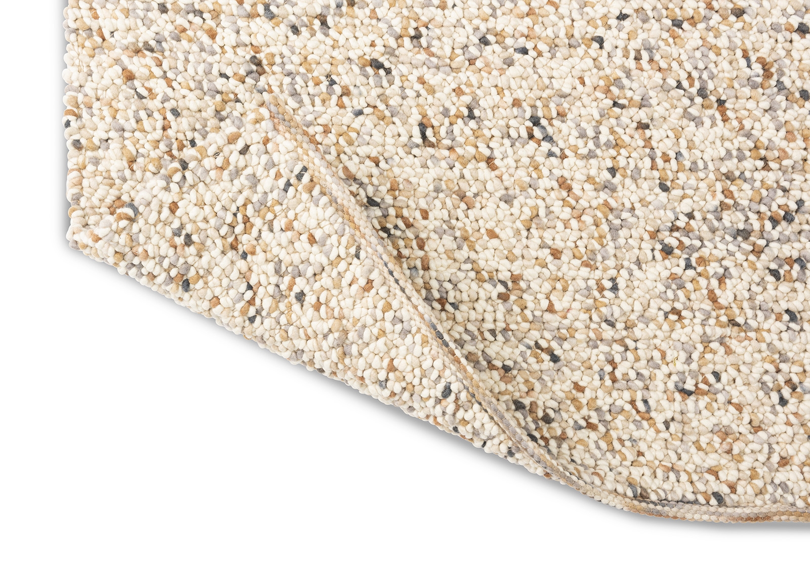 Pebble naturel zand tapijt | Maat: 140 × 200 cm