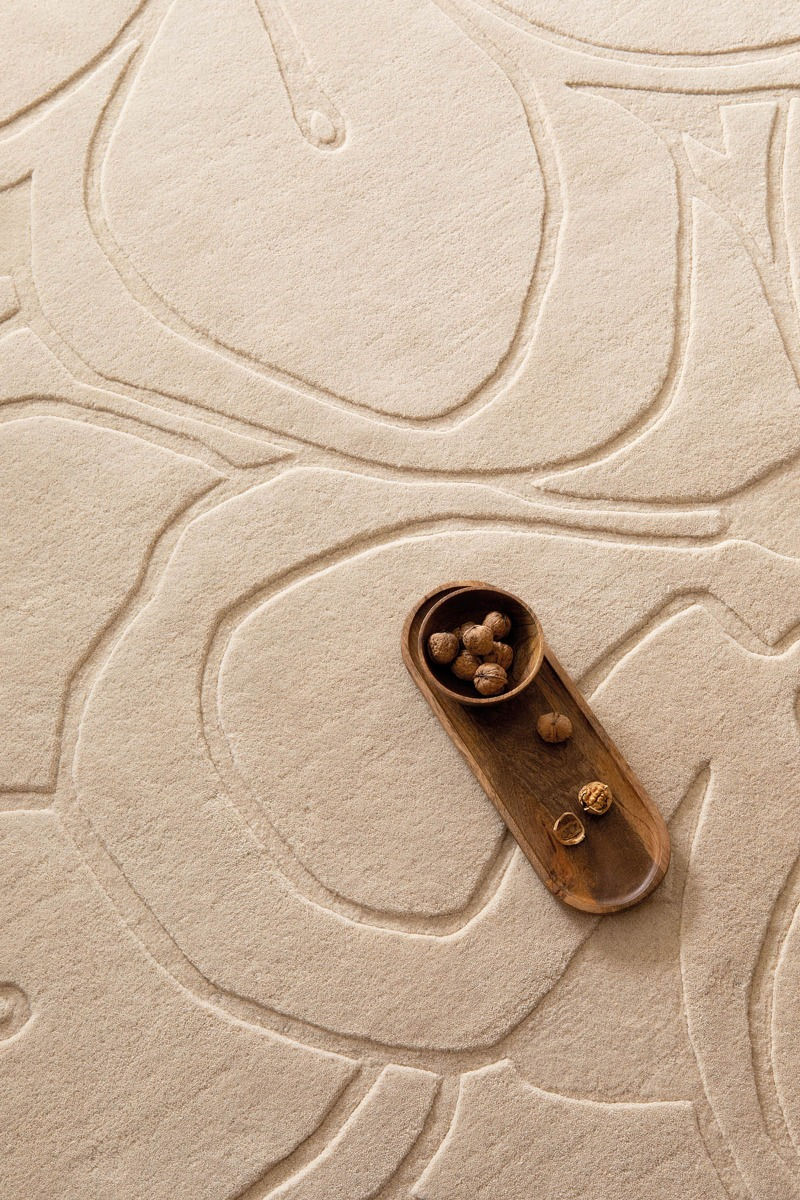 Romantic Magnolia crème tapijt | Maat: 170 × 240 cm