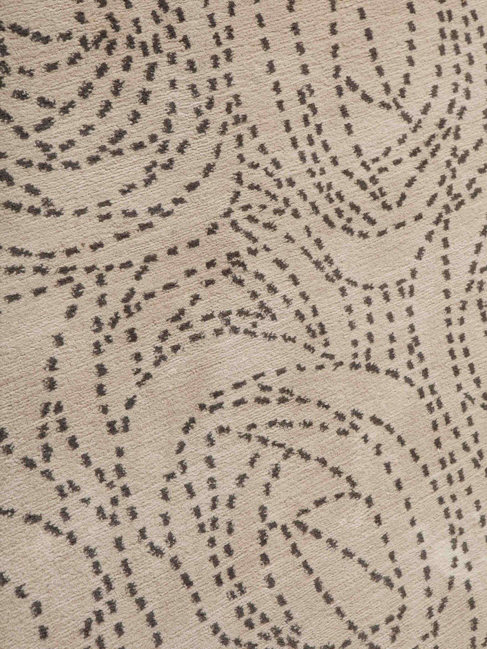 Tapis rond design Rosetum