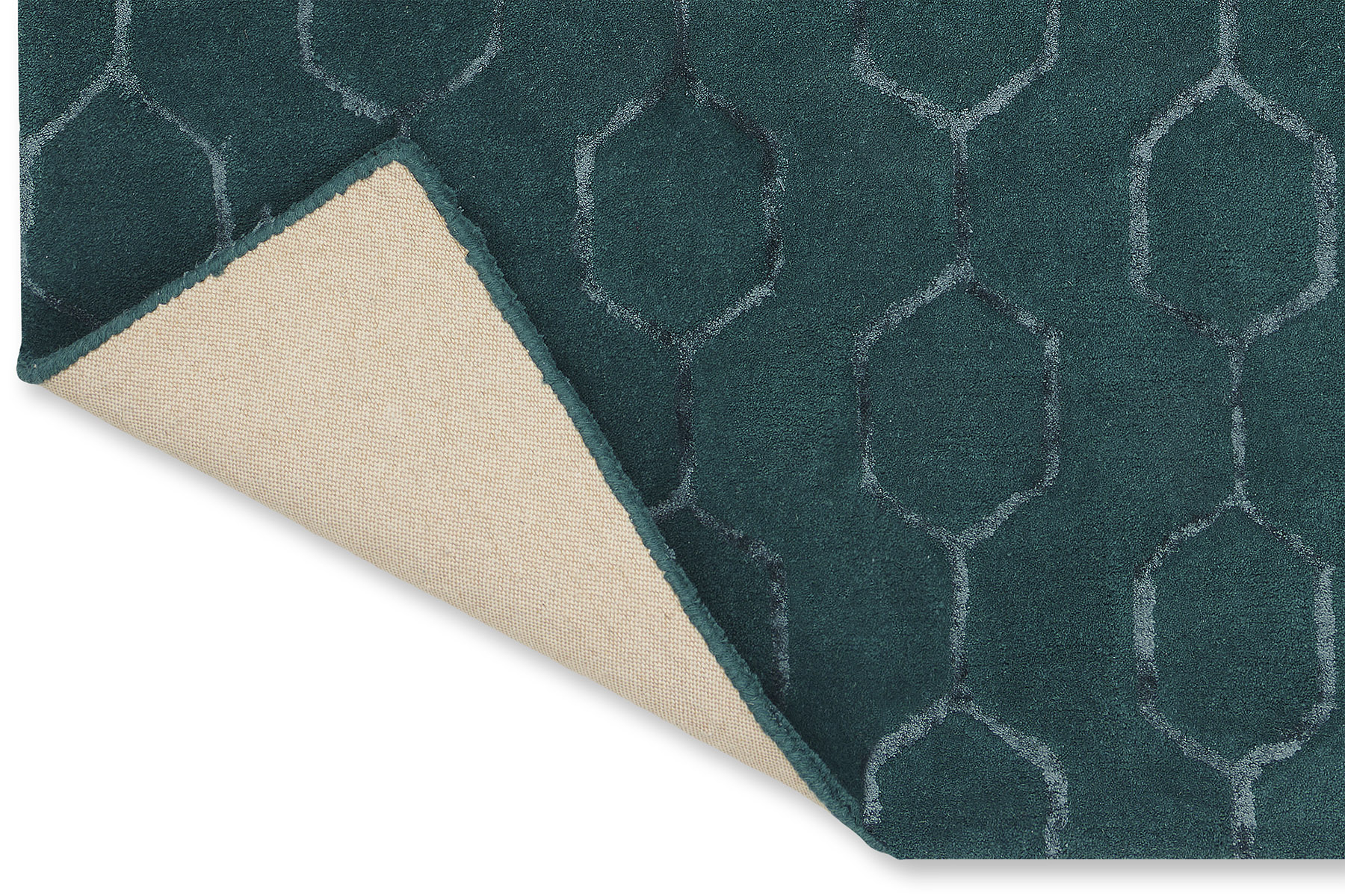 Gio teal vloerkleed | Maat: 200 × 280 cm