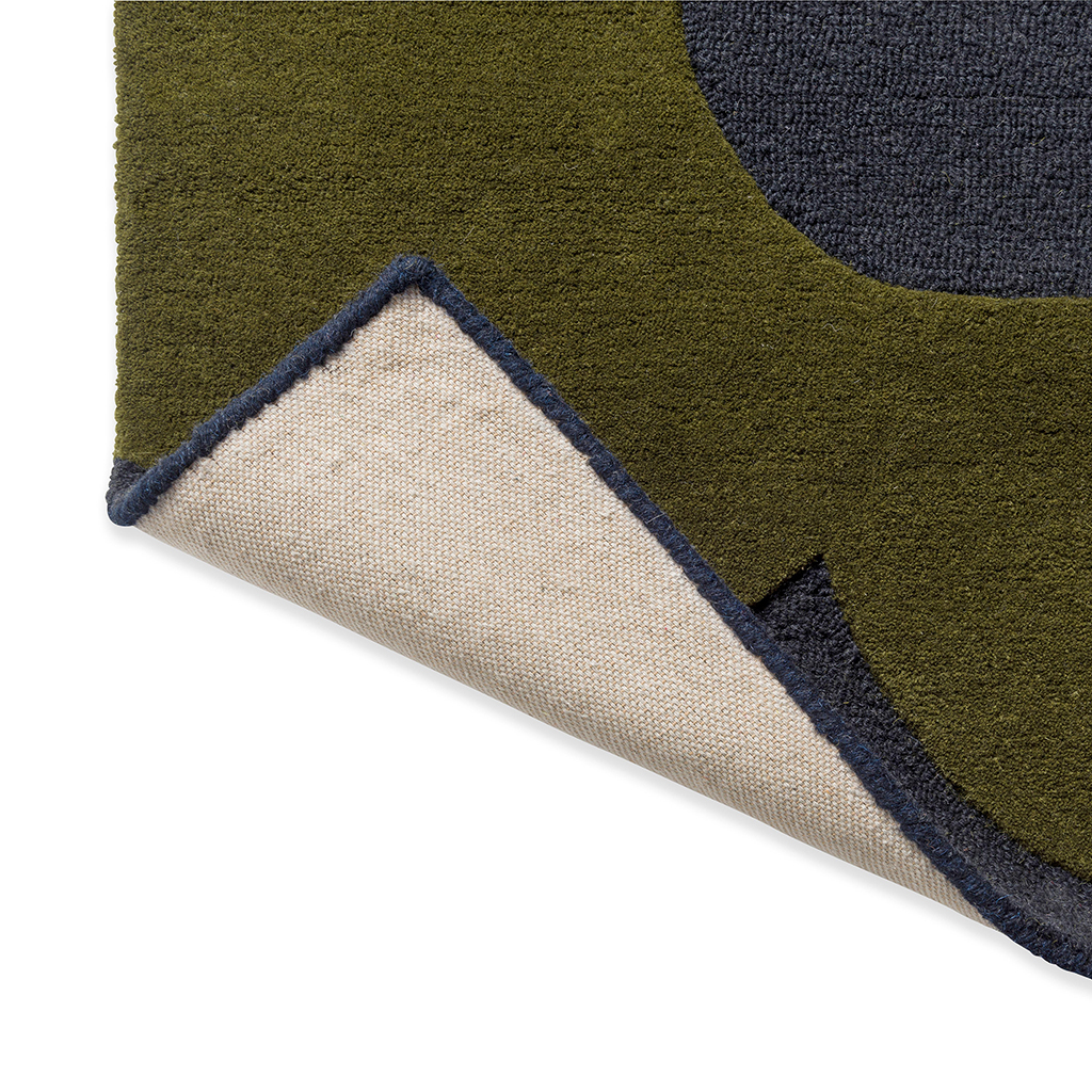 Tapis en laine designer Sprig Stem marine | Taille: 250 × 350 cm