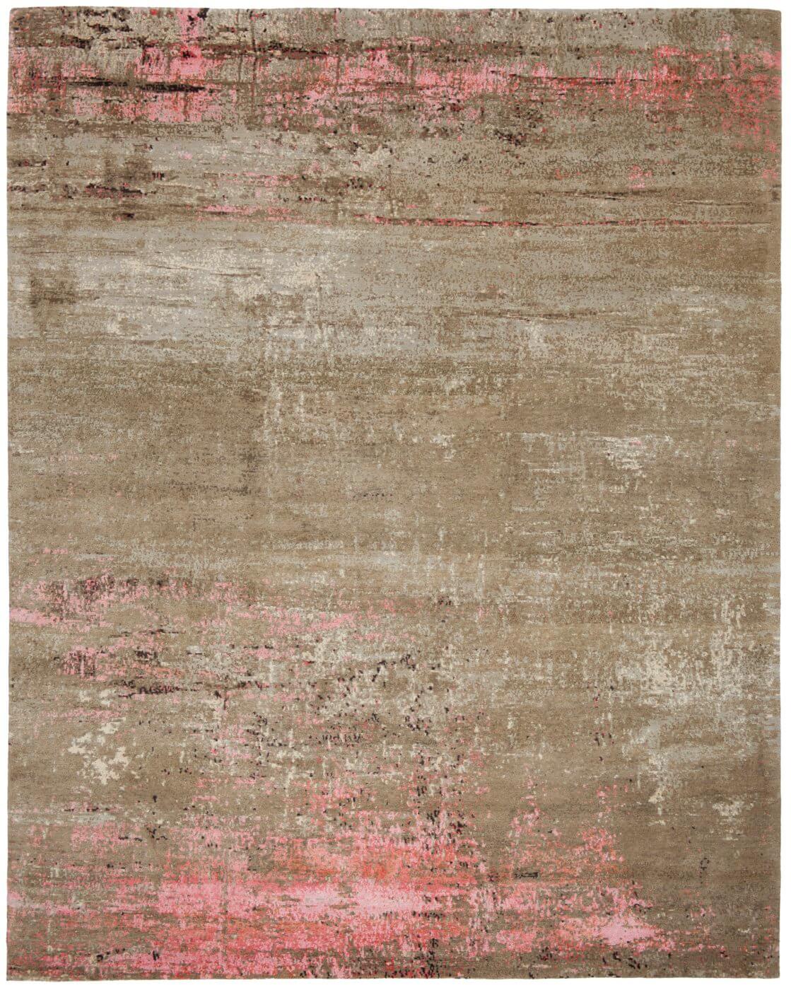 Tapis Artwork 19 multicolore rose