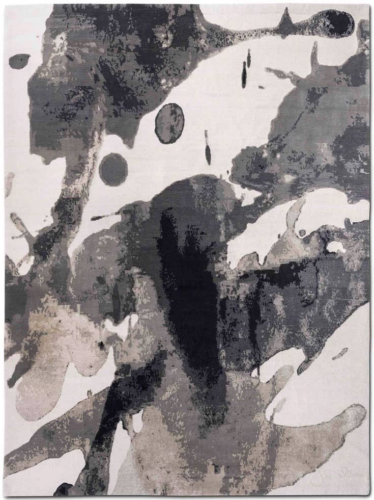 Tapis de luxe Black & White | Taille: 274 × 365 cm