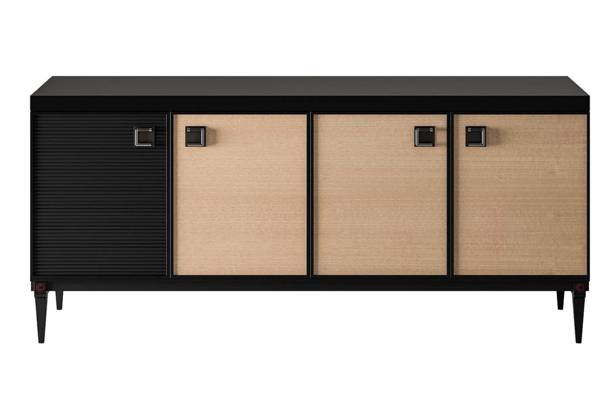 Buffet noir/beige