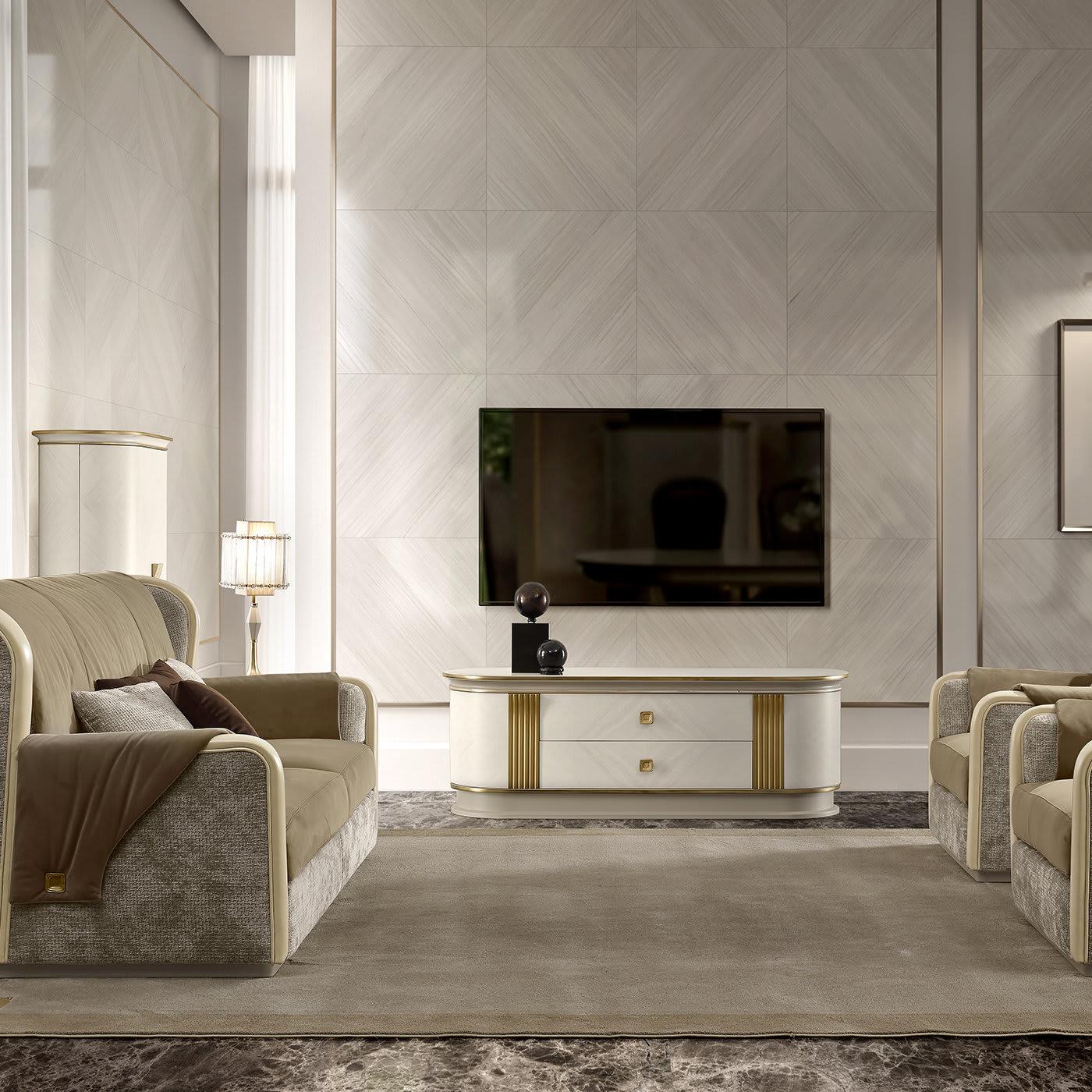 Beige 3-zitsbank