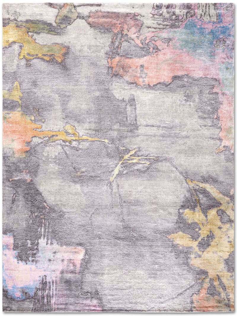 Tapis noué à la main Pastel Sun | Taille: 140 × 210 cm