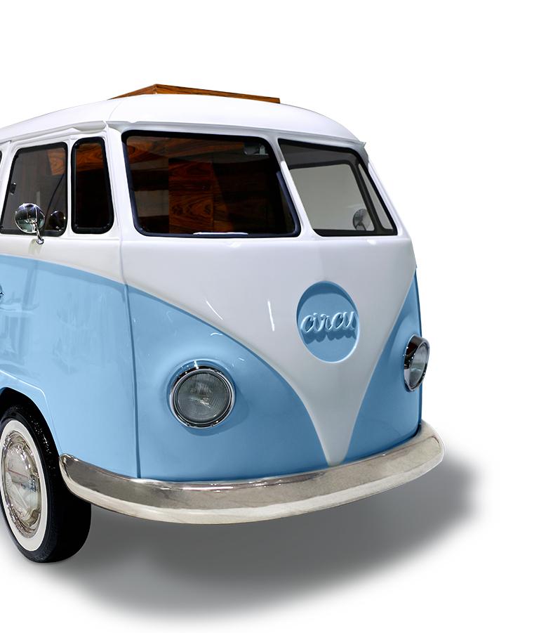 Reiziger caravan blauw beddenset