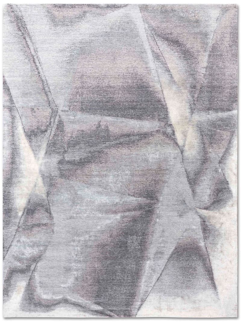 Tapis noué à la main Argent