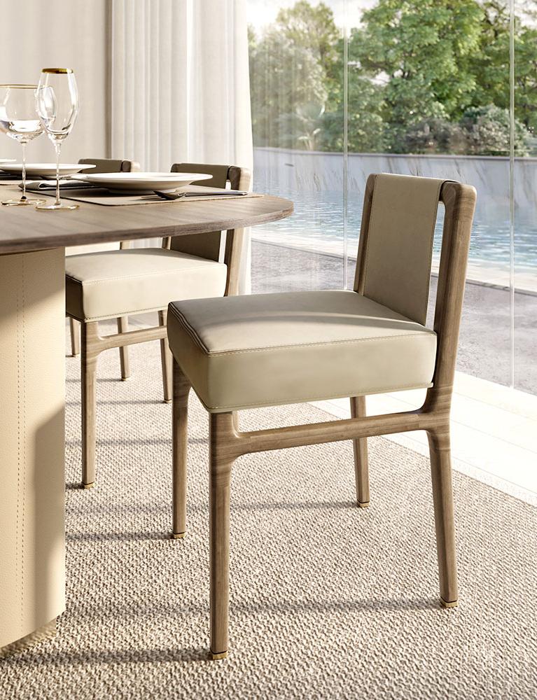 Amerigo Italiaanse ambachtelijke stoel | Configuratie: Kaptafelkruk | Bekleding: Stof