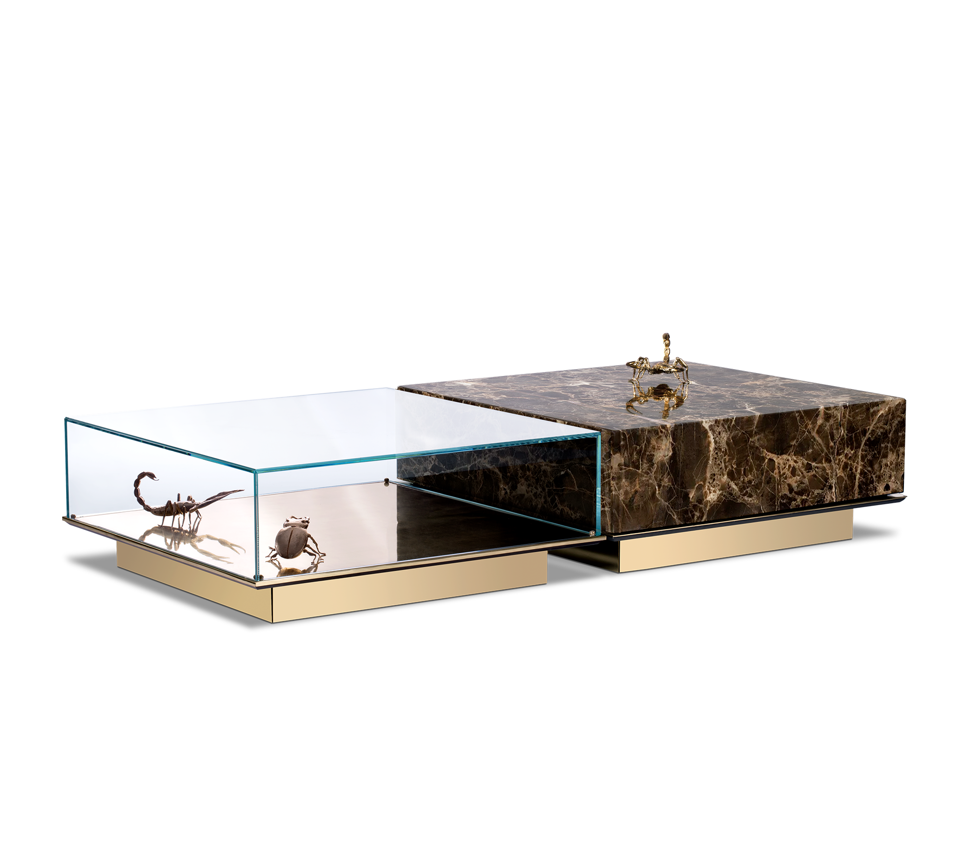Ensemble double de tables centrales Evolution