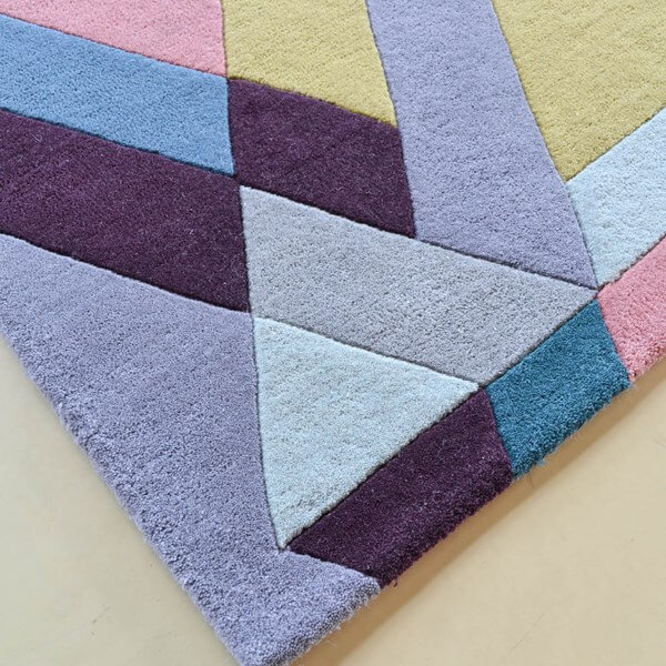 Mosaic lichtpaars tapijt | Maat: 170 × 240 cm