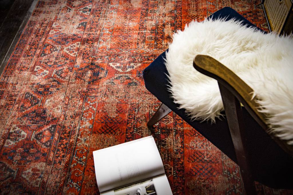 Tapis 7-8-2 rouge | Taille: 170 × 240 cm