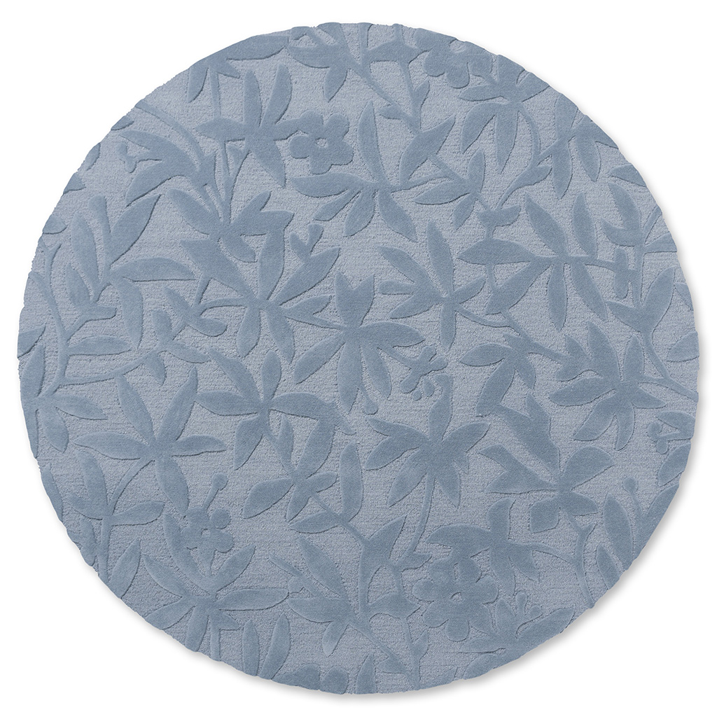 Tapis rond Cleavers écume de mer | Taille: Ø 150 cm