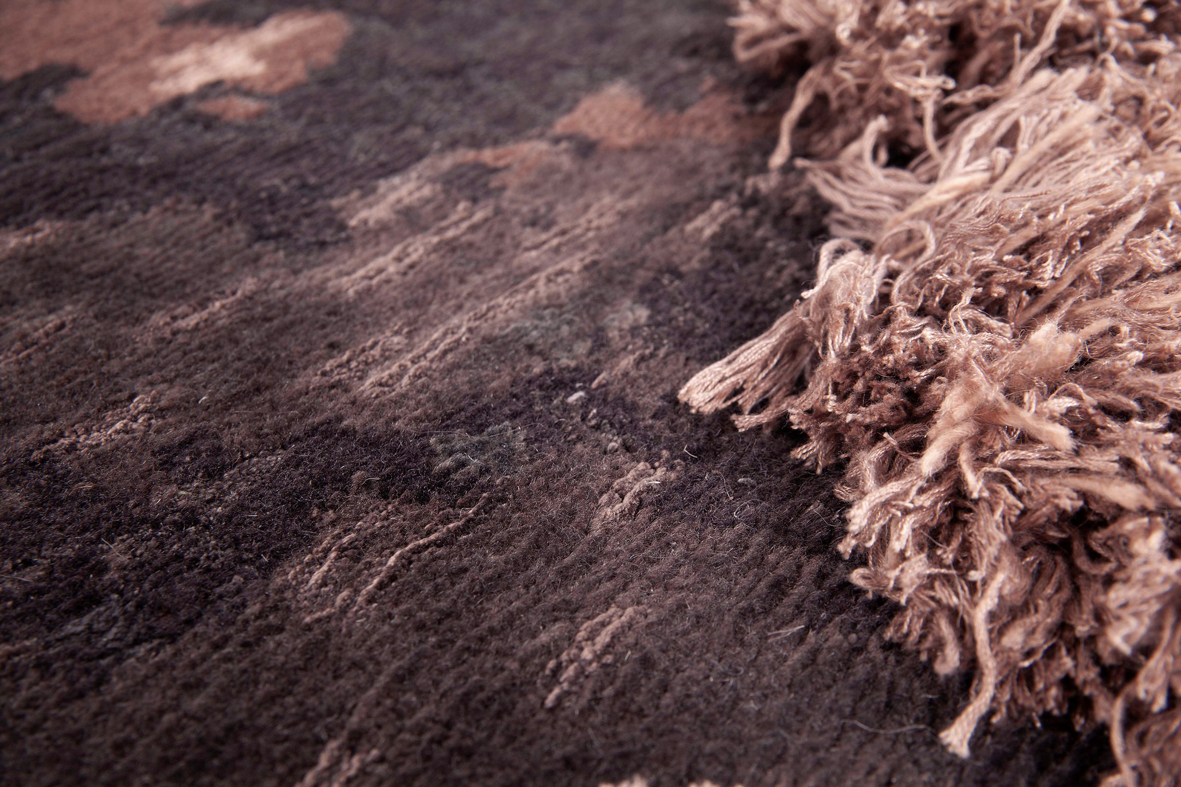 Tapis exclusif noué à la main or | Taille: Ø 250 cm Tapis exclusif noué à la main or | Taille: Ø 250 cm