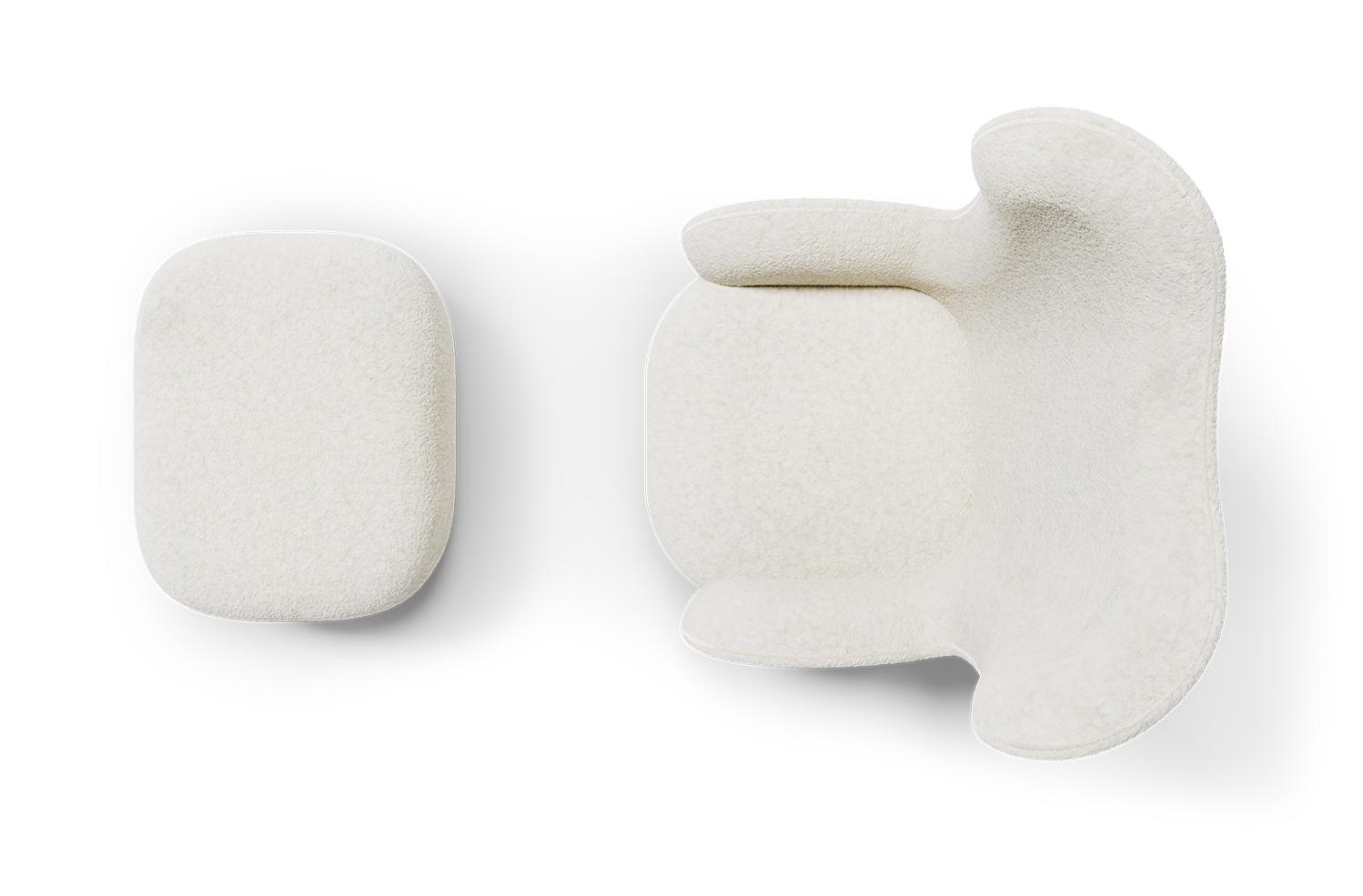 Fauteuil Câlin & repose-pieds