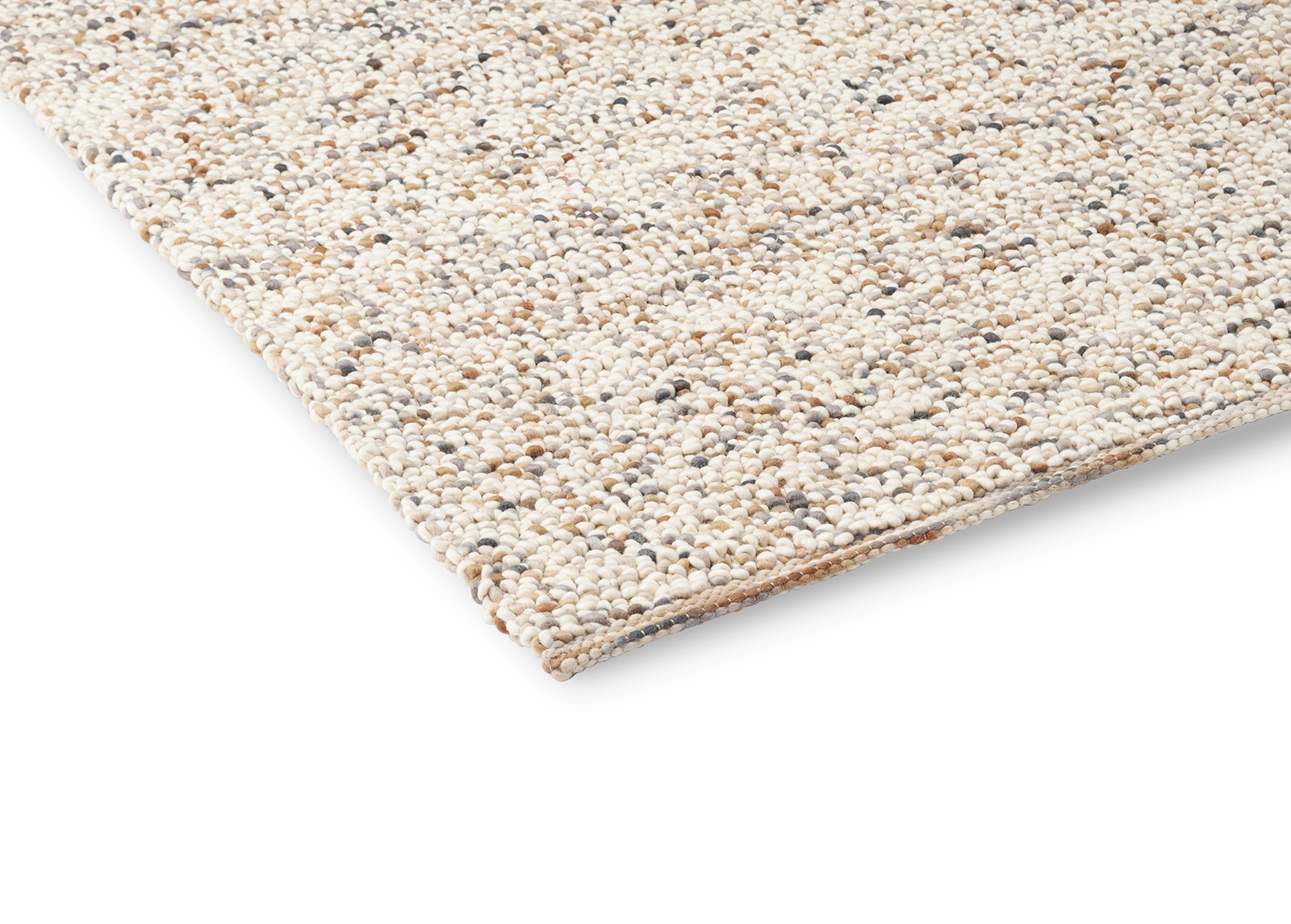 Pebble naturel zand vloerkleed | Maat: 140 × 200 cm