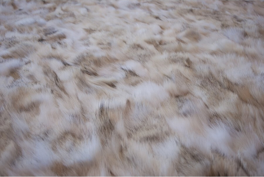 Tapis en fourrure Wolf | Taille: 210 × 210 cm