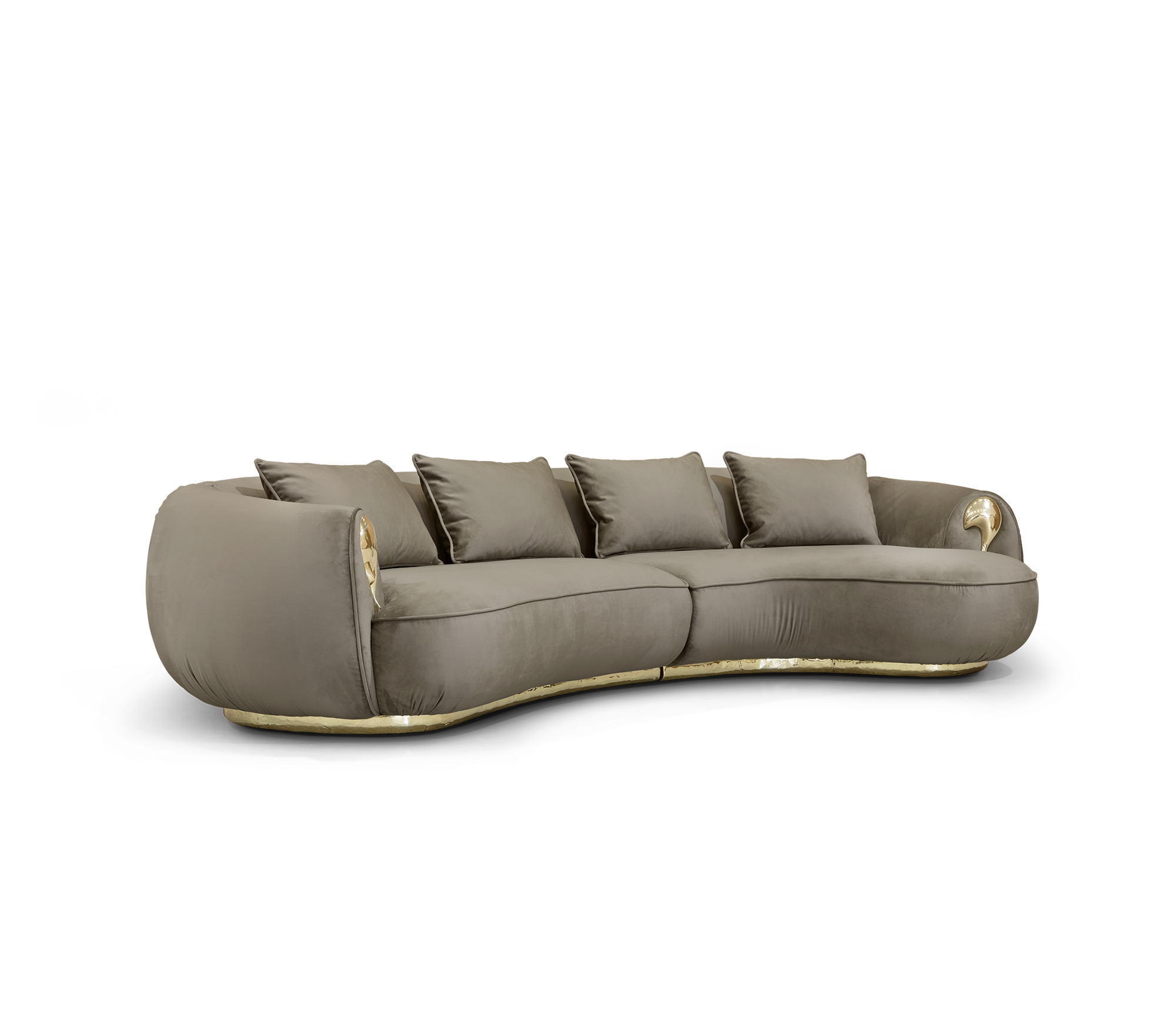 Canapé de luxe courbé Solara