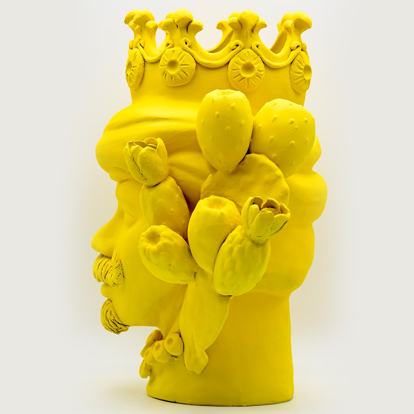 Sculpture jaune mate Moorkop