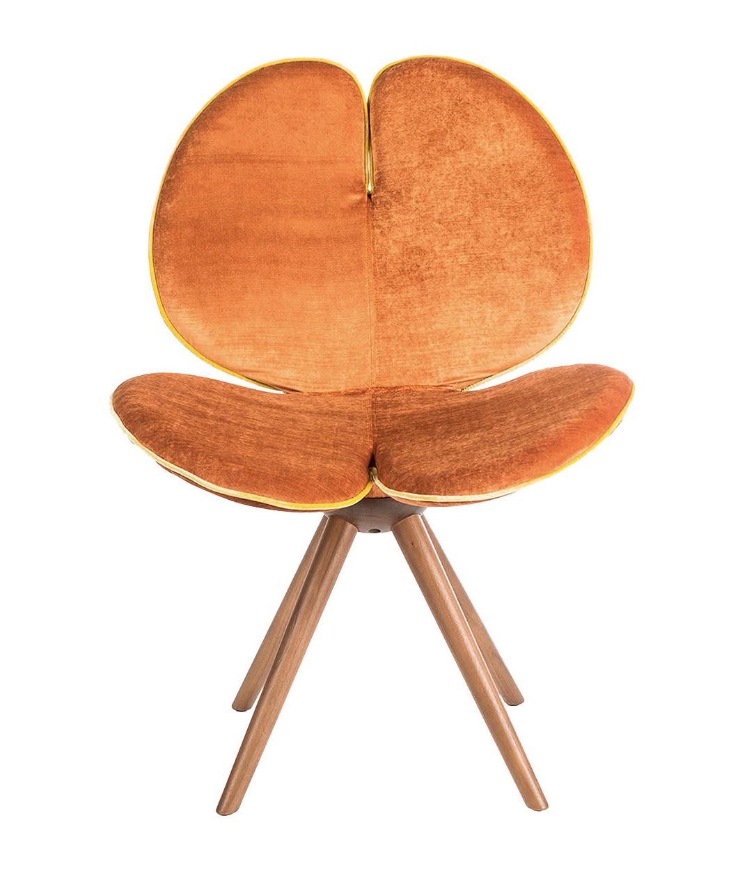 Pansè oranje stoel