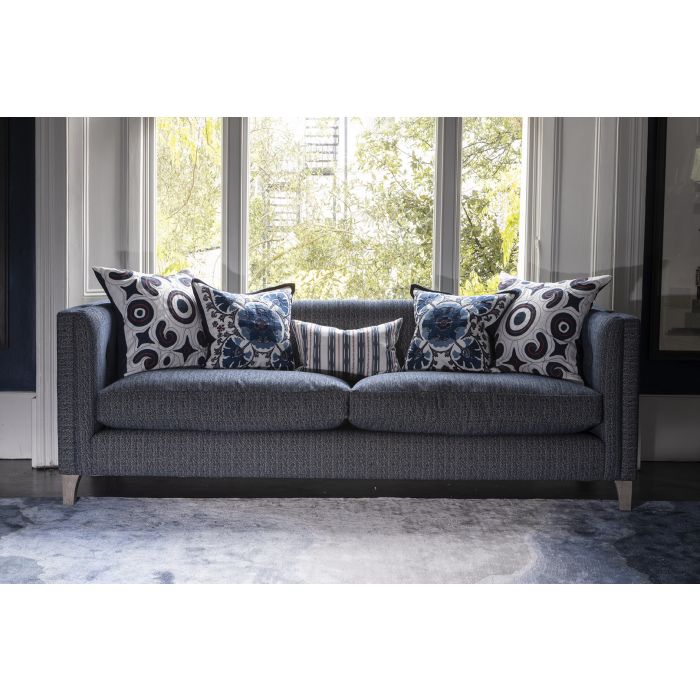 Onda indigo vloerkleed