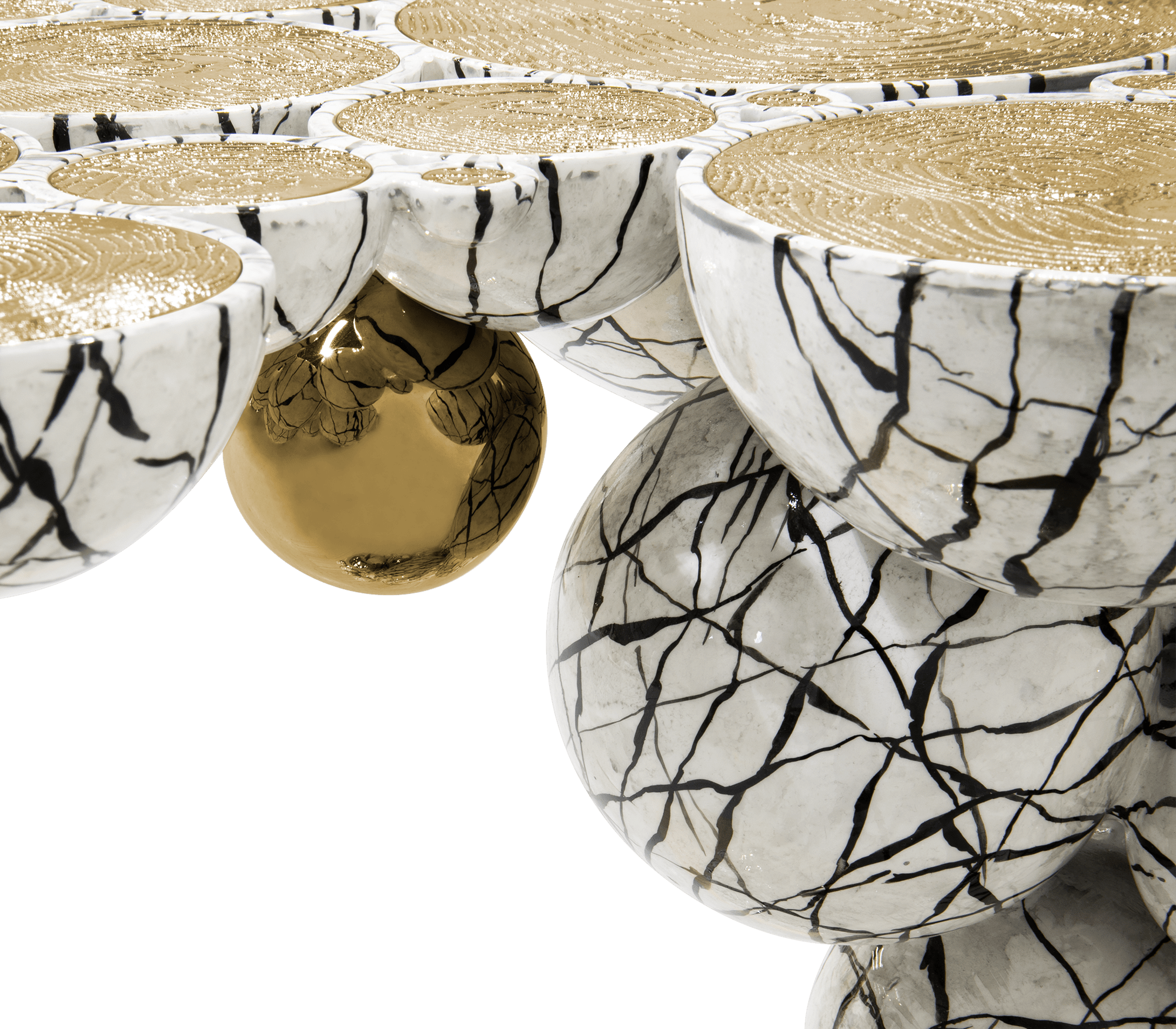 Orbit kunstmarmer console