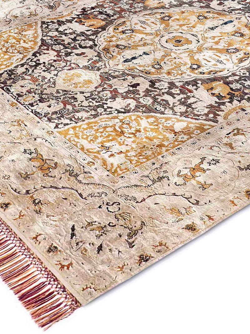Tapis de luxe noué à la main Gold
