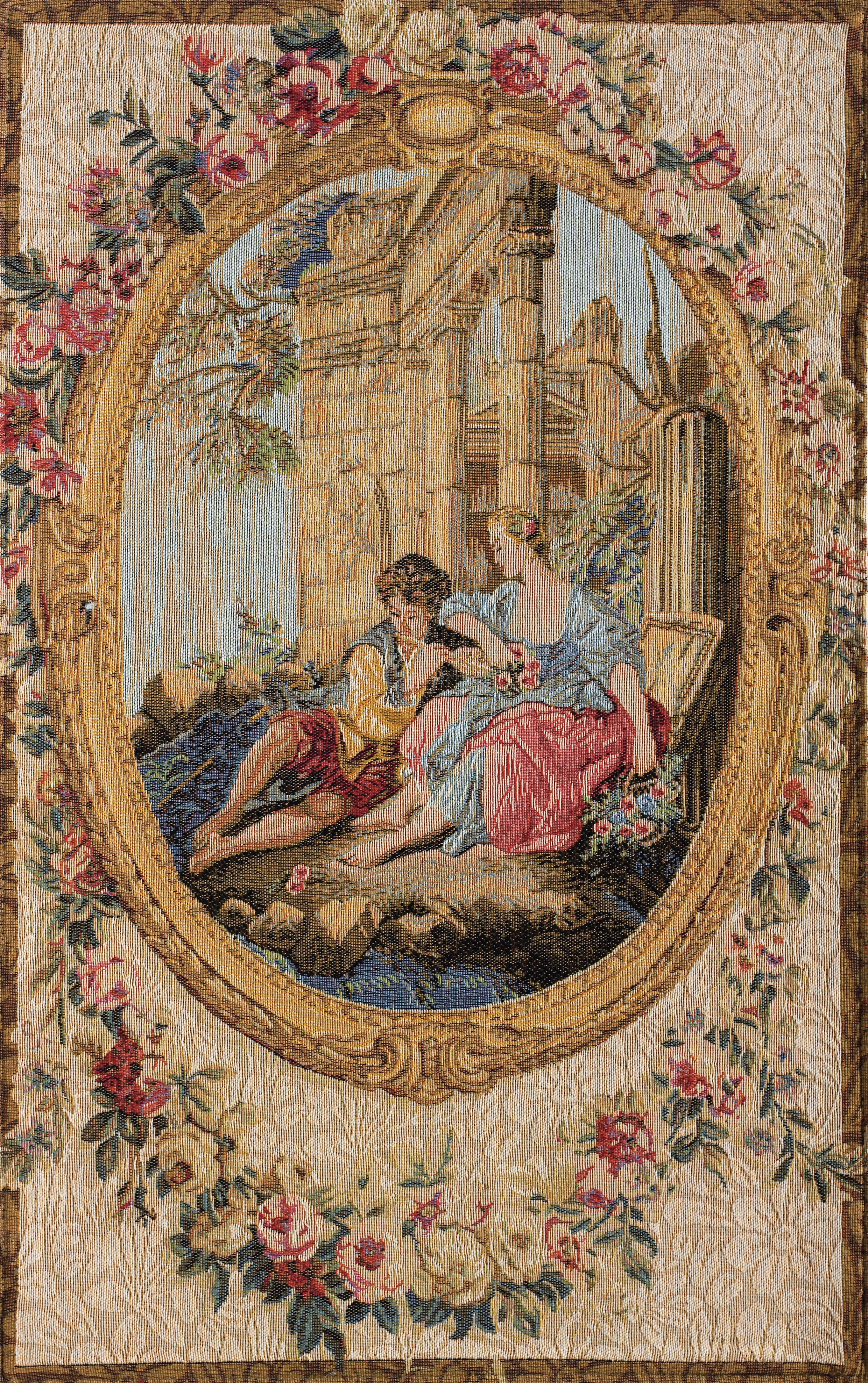 Tapisserie murale Sérénade style François Boucher