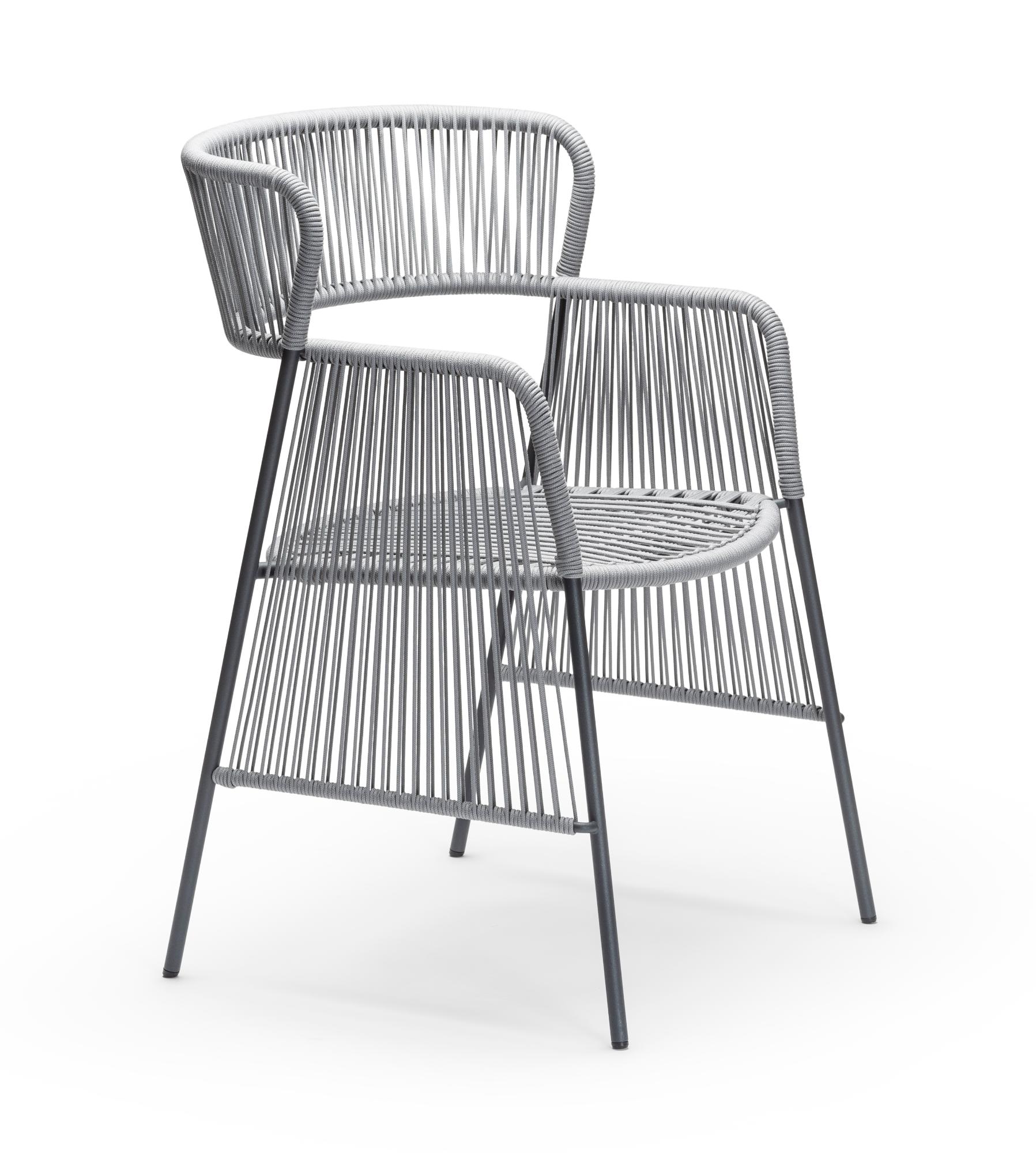 Chaise d'extérieur Altana Grise